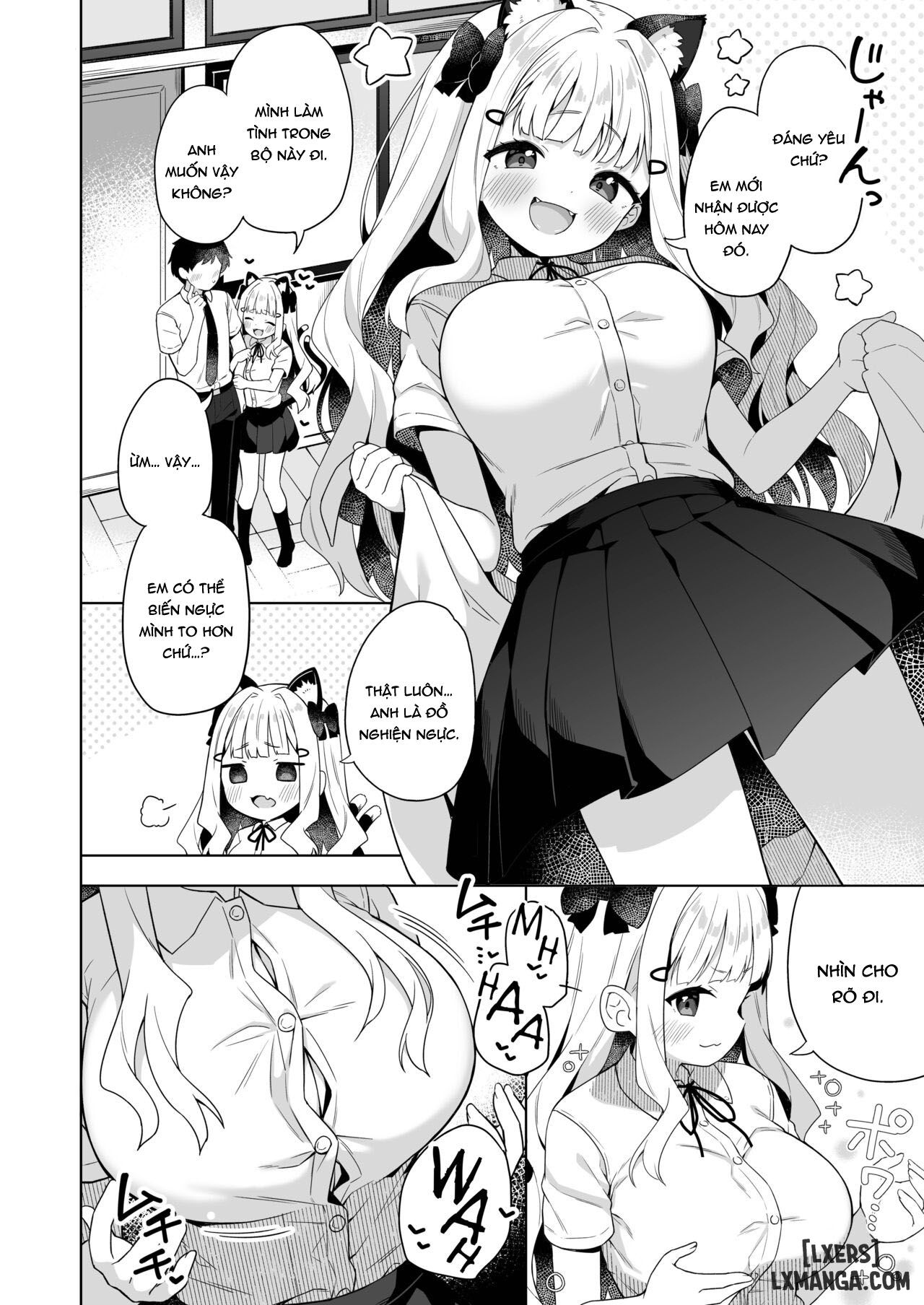 chinmai-dekapai-nekomimi-chan-to-seifuku-ecchi-suru-hon-chap-1-2