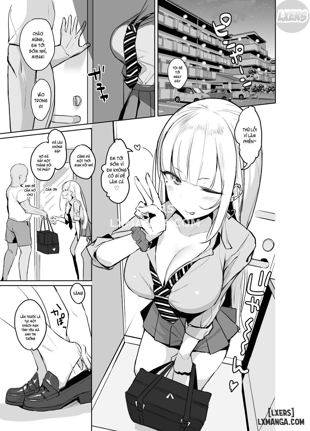 Ecchi Na Gal Jk Ga Kyokon Zetsurin Oji-San To Pakoru Yatsu Oneshot - Page 1