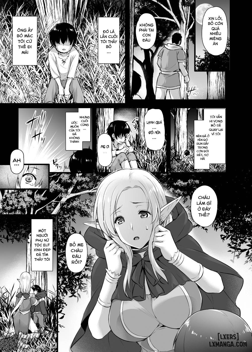 Elf No Okaa-San ~Giri No Musuko No Me No Mae De Orc Ni Okasarete - Page 2